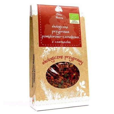 Miniaturka artykułu - Przyprawa pomidorowo - czosnkowa z czarnuszką - 40g DARY NATURY