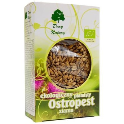 Miniaturka artykułu - Ostropest plamisty ziarno 100g DARY NATURY