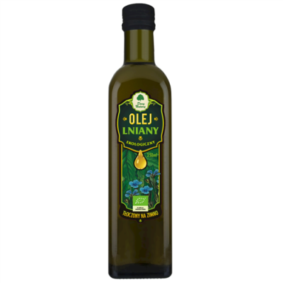 Miniaturka artykułu - DARY NATURY Olej Lniany 0,25L 