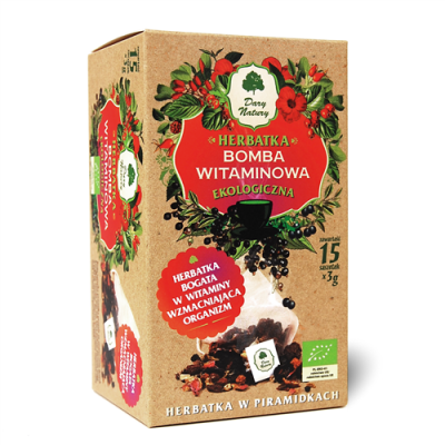 Miniaturka artykułu - DARY NATURY Herbata Bomba witaminowa 15x3g 