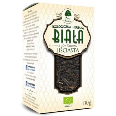 Miniaturka artykułu - Dary Natury Herbata Biała liściasta 80g 