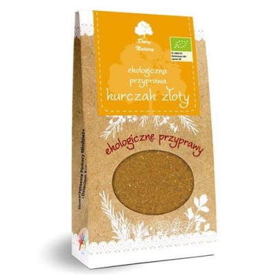 Miniaturka artykułu - Przyprawa złoty kurczak 60g DARY NATURY