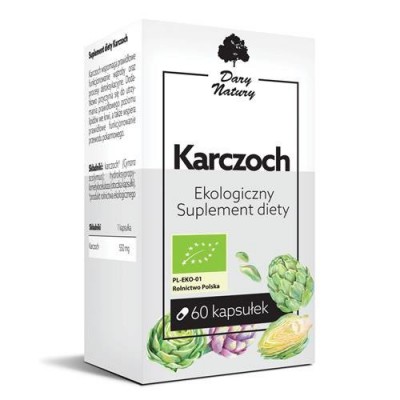 Zdjęcie produktu - Karczoch - 60Kaps. DARY NATURY