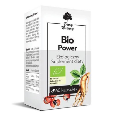 Miniaturka artykułu - DARY NATURY Bio Power, 60 kaps. 