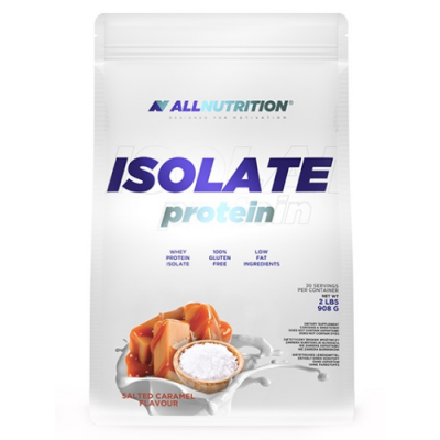 Miniaturka artykułu - Allnutrition Isolate protein salted caramel flavour - 908g
