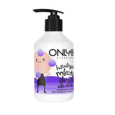 Miniaturka artykułu - OnlyBio Hipoalergiczne mleczko do ciała dla dzieci, 250ml