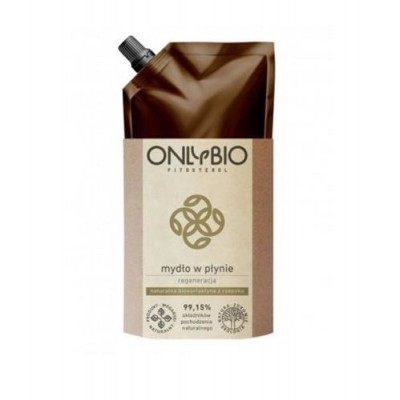 Miniaturka artykułu - OnlyBio Fitosterol regenerujące mydło w płynie z olejem ze słonecznika zapas, 500ml