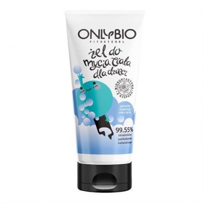 Miniaturka artykułu - OnlyBio Fitosterol żel do mycia ciała dla dzieci, 200ml