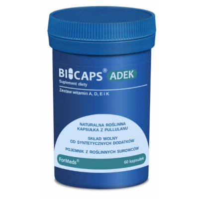 Miniaturka artykułu - FORMEDS Bicaps ADEK, 60 kaps.