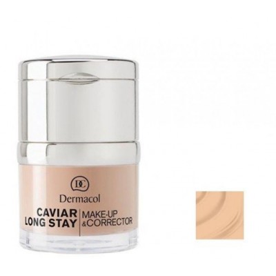 Miniaturka artykułu - DERMACOL Caviar long stay make-up - 1 Pale, 30ml