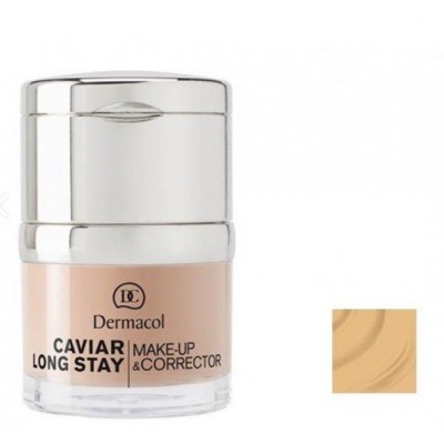 Miniaturka artykułu - DERMACOL Caviar long stay make-up - 2 Fair, 30ml