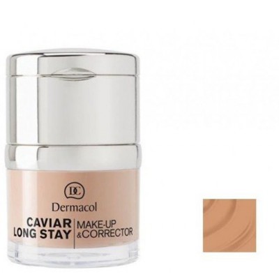 Miniaturka artykułu - DERMACOL Caviar long stay make-up - 4 Tan, 30 ml