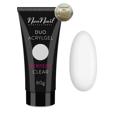 Miniaturka artykułu - NeoNail DUO Acrylgel Perfect Clear - 60g