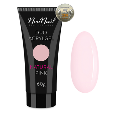 Miniaturka artykułu - NeoNail DUO Acrylgel Natural Pink - 60g