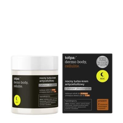 Miniaturka artykułu - TOŁPA Demo Body Cellulite Nocny turbo krem antycellulitowy, 250 ml