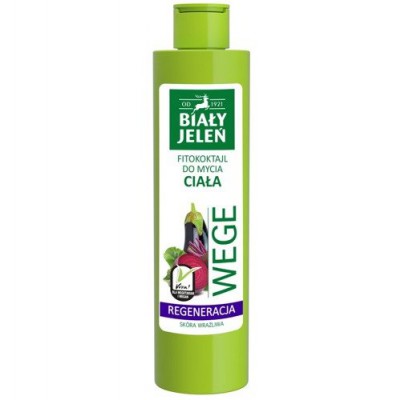 Miniaturka artykułu - BIAŁY JELEŃ żel do mycia ciała BURAK I BAKŁAŻAN - 250 ml