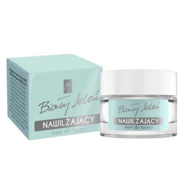 Miniaturka artykułu - Biały Jeleń pielęgnacyjny krem do twarzy NAWILŻAJĄCY - 50ml