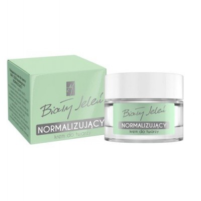 Miniaturka artykułu - Biały Jeleń pielęgnacyjny krem do twarzy NORMALIZUJĄCY - 50ml