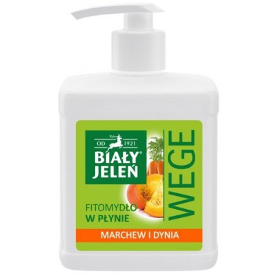 Miniaturka artykułu - BIAŁY JELEŃ mydło w płynie MARCHEW I DYNIA - 500 ml