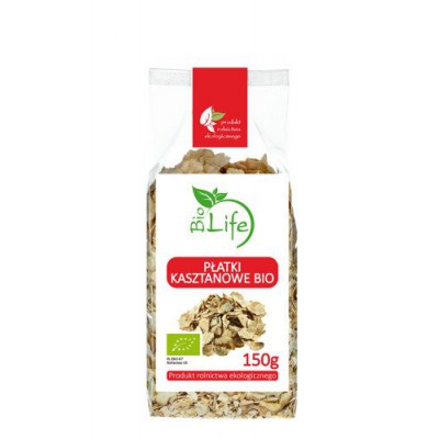 Miniaturka artykułu - BioLife Płatki kasztanowe  -150g