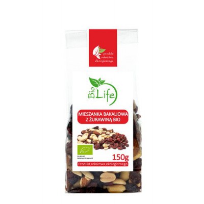 Miniaturka artykułu - BioLife Mieszanka bakaliowa z żurawiną - 150g
