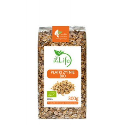 Miniaturka artykułu - BioLife Płatki żytnie - 300g