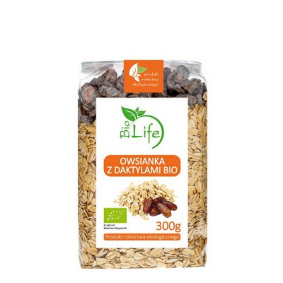 Miniaturka artykułu - BioLife Owsianka z daktylami - 300g 