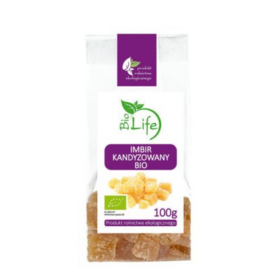 Miniaturka artykułu - BioLife Imbir kandyzowany - 100g