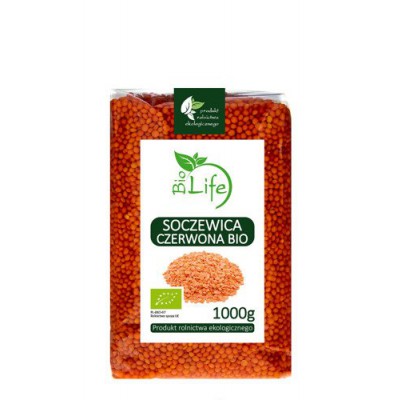 Zdjęcie produktu - BioLife Soczewica czerwona - 1000g