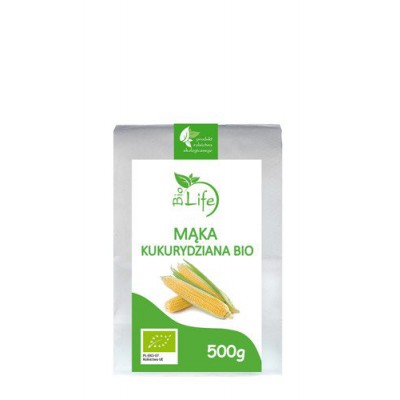 Miniaturka artykułu - BioLife Mąka kukurydziana - 500g