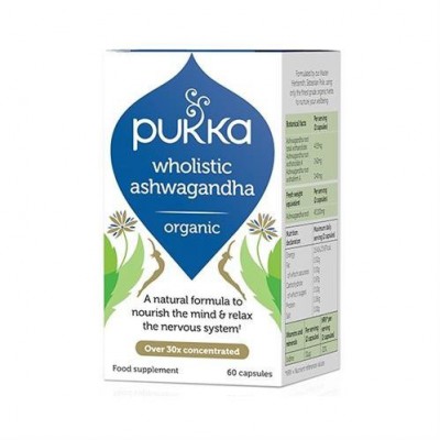 PUKKA Wholistic ashwagandha - 60 kaps