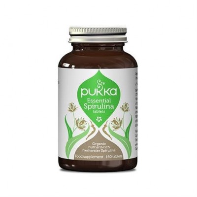 Miniaturka artykułu - PUKKA Essential spirulina - 150 tabletek