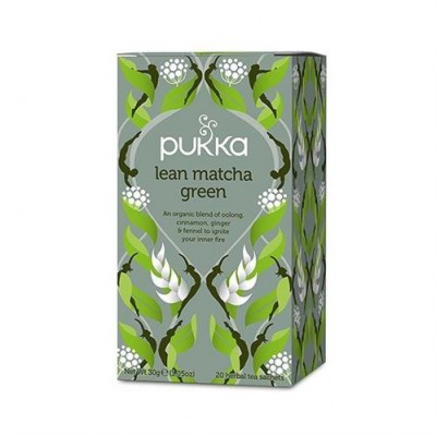 Miniaturka artykułu - PUKKA Lean matcha green, 20 saszetek