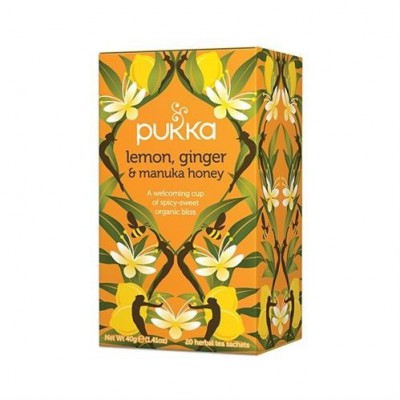 PUKKA lemon, ginger i manuka, 20 saszetek