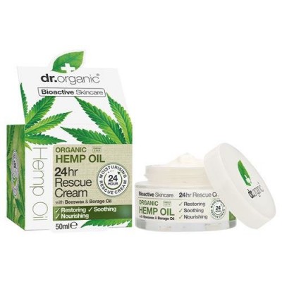 Miniaturka artykułu - Dr.Organic Hemp Oil krem z olejem z konopi - 50ml