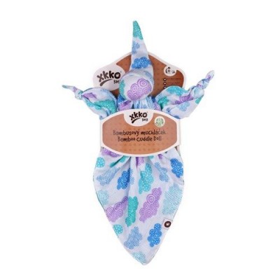 Miniaturka artykułu - XKKO Bambusowa przytulanka chmurki - chłopiec 