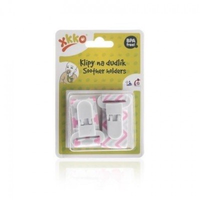 XKKO Zawieszka do smoczka Scandinavian pink - 2szt