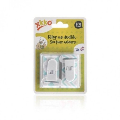 Miniaturka artykułu - XKKO Zawieszka do smoczka Scandinavian mint - 2szt