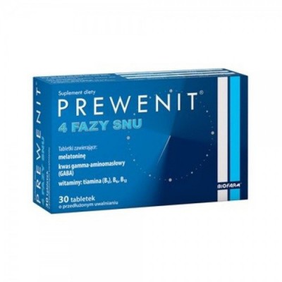 Miniaturka artykułu - Prewenit 4 Fazy Snu - 30tabl