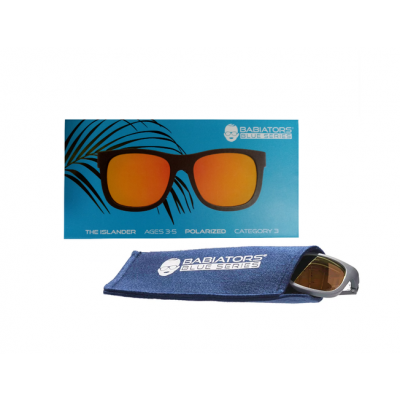 Miniaturka artykułu - Babiators Okulary Blue series - The Islander Galactic gray age 3-5 Blu-010