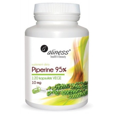Zdjęcie produktu - ALINESS Piperine 95% 10 mg - 120 kapsułek
