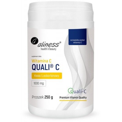 Miniaturka artykułu - ALINESS Witamina C Quali&reg;-C (kwas L-askorbinowy) Proszek - 250 g 