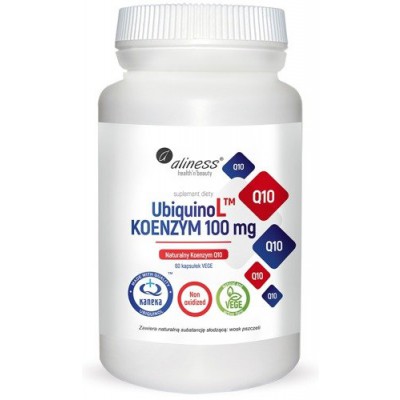 Miniaturka artykułu - ALINESS UbiquinoL KANEKA Naturalny Koenzym 100mg - 60 kapsułek
