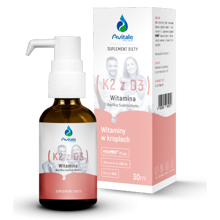Miniaturka artykułu - AVITALE witamina K2 20 &micro;g + D3 500 IU, 30 ml