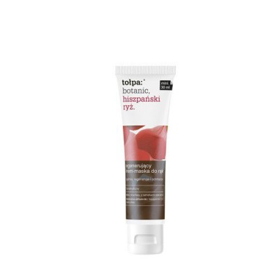 Miniaturka artykułu - TOŁPA BOTANIC hiszpański ryż. Regenerujący krem-maska do rąk, 30 ml