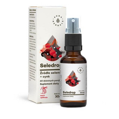 Miniaturka artykułu - Aura Herbals Seledrop selen w aerozolu + cynk - 30 ml