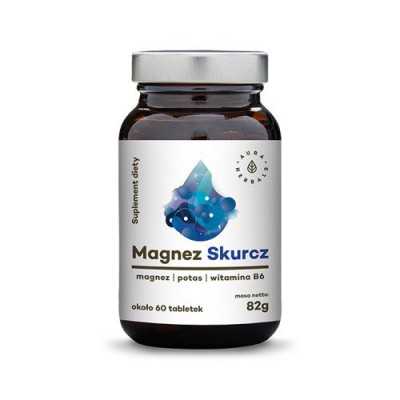 Miniaturka artykułu - AURA HERBALS Magnez Skurcz - 60 tabl. 82 g