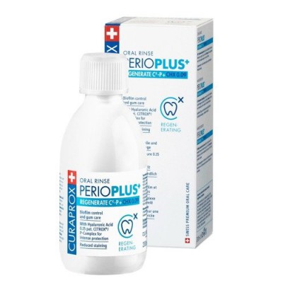 Miniaturka artykułu - CURAPROX Perio Plus+ Regenerate Płyn do płukania jamy ustnej - 200 ml