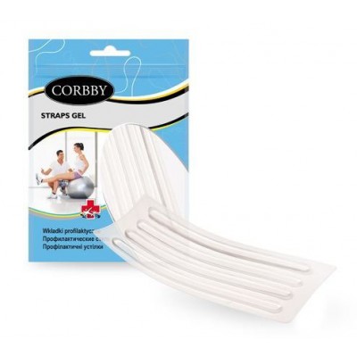CORBBY STRAPS GEL - Paski żelowe, 4szt.