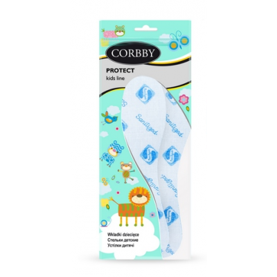 Miniaturka artykułu - CORBBY KIDSPORT wkładki dziecięce roz.34 - 1 para